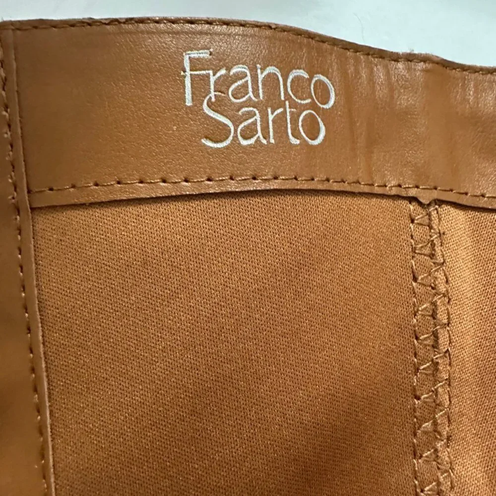 Franco Sarto Leather Knee Boots Size 8 - Picture 3 of 13